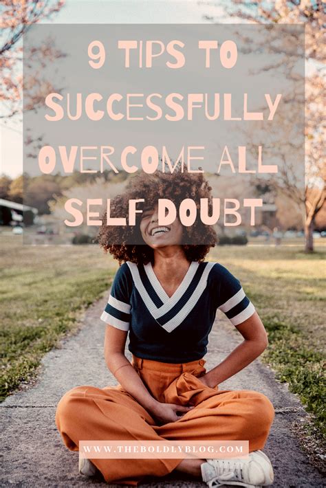 Top Tips How To Overcome Self Doubt With Images Self Morning