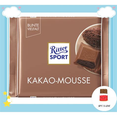 Ritter Sport Kakao Mousse Cocoa Mouse Gm Shopee Malaysia