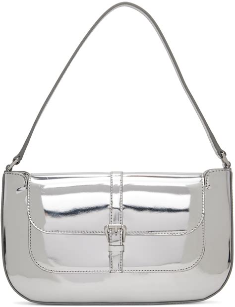 By Far Silver Miranda Bag Ssense