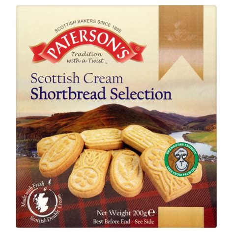 Paterson’s Scottish Cream Shortbread Selection 200g A B Snell And Son