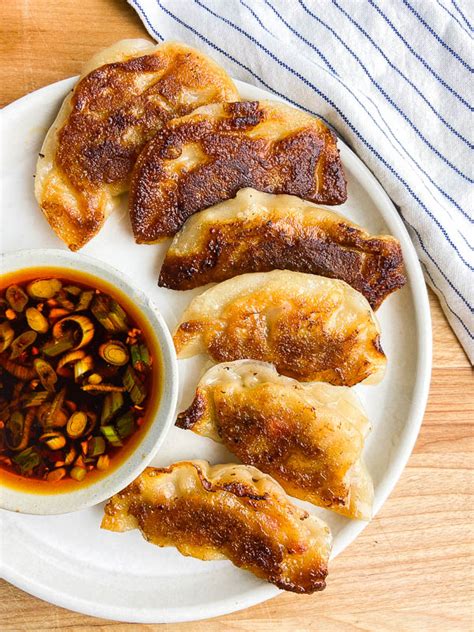 Pork Potstickers Recipe Pork Gyoza Life S Ambrosia