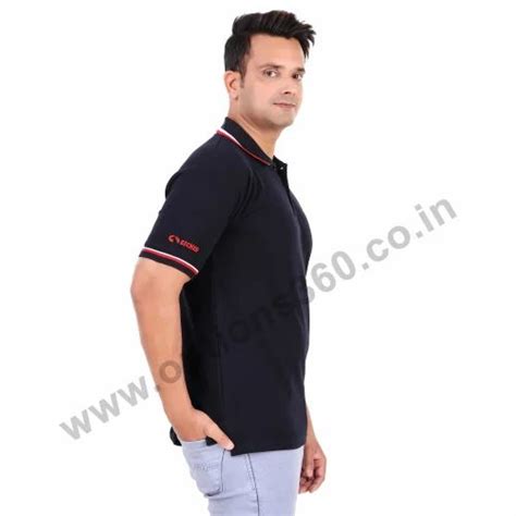 Customised Black Poly Cotton Polo T Shirt Large At Rs 275 Piece In New