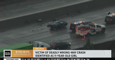 Hacienda Heights Wrong Way Driver Kills 11 Year Old Girl On 60 Freeway Suspect At Large Cbs