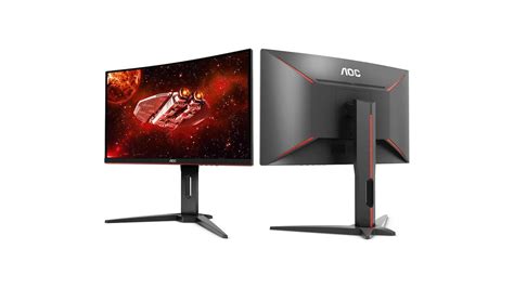 Aoc Lan A Novo Monitor Curvo De Polegadas Tecnologia Freesync