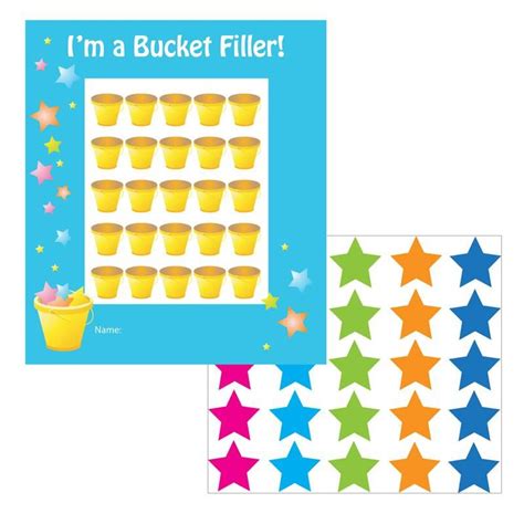 Bucket Filler Sticker Chart Bucket Filler Sticker Chart Incentive Chart