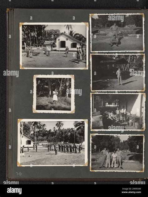 Camping Anónimo 1949 Fotografía Revista Álbum Con Siete Fotos De