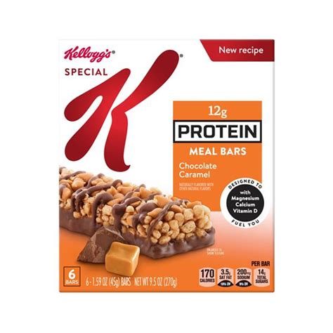 Kellogg's Special K Protein Chocolate Caramel Meal Bars 6-1.59 oz Bars ...