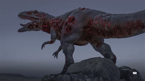 Artstation Zombie Giganotosaurus Ark Fan Art