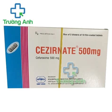 Cezirnate 500mg Thuốc chống viêm hiệu quả