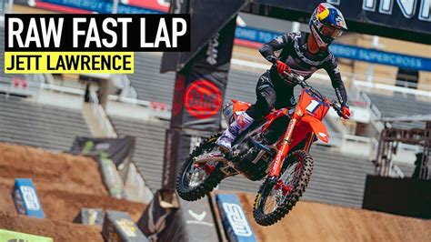 Close Call Fast Lap From Jett Lawrence Salt Lake City Supercross