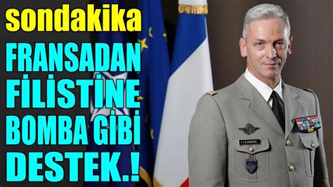 sondakika FRANSADAN FİLİSTİNE BOMBA GİBİ DESTEK İSRAİL KAFAYI YEDİ