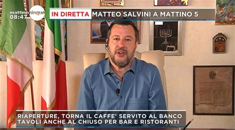 Mattino Cinque News Matteo Salvini Governo Draghi Sono Felice