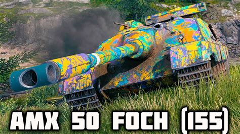 AMX 50 Foch 155 WoT 8Kills 10 8K Damage YouTube