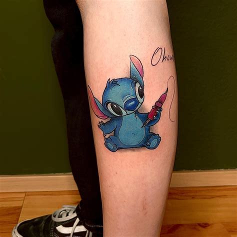 20 Stitch Tattoos Displaying The Lovable Nature Of Disney Character