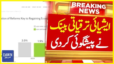 Asia Taraqiati Bank Nay Peshgoi Kardi Breaking News Dawn News Youtube