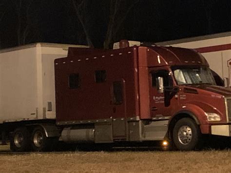 Absolute unit of a tractor trailer. I’ve never seen one with so much ...