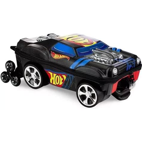 Malinha Mochila Infantil D Carro Hot Wheels Rodinhas G Shopee Brasil