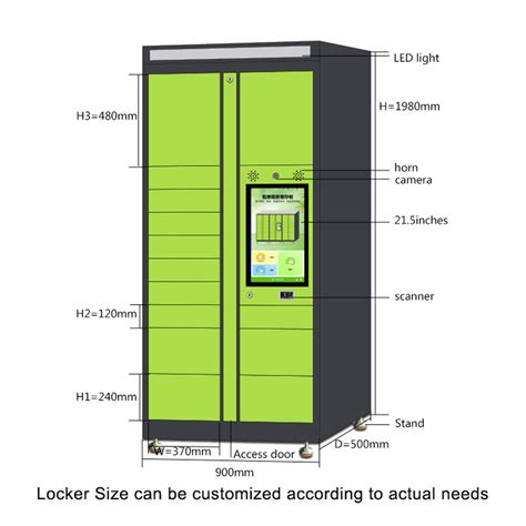 High Security Steel Locker Parcel Delivery Smart Locker China Smart