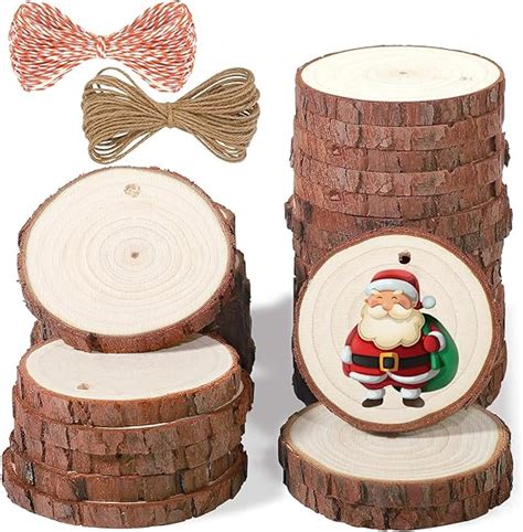 Amazon Arth Natural Wood Slices Pcs Inches Craft