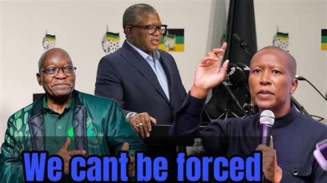 Fikile Mbalula We Cant Be Forced To Coalition With EFF MK Party