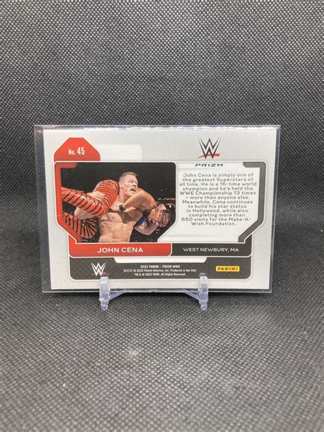 Prizm Wwe Red White Blue John Cena Ebay