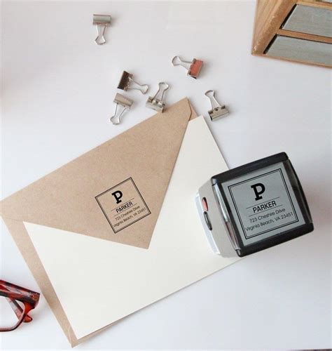 Personalized Self Inking Stamps | Square Designs! | Personalized self ...