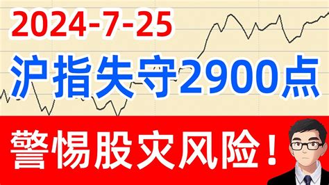 A股收评：沪指失守2900点，警惕股灾风险！四大银行降息！7月25日 Youtube