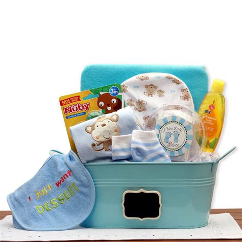 Baby Gift Basket - Baby Boy Baskets – StorkBabyGiftBaskets.com