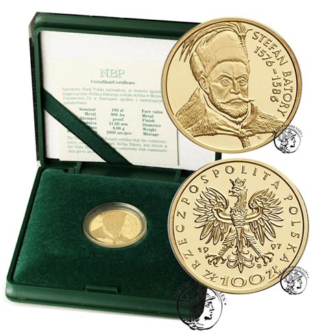 Polska III RP 100 złotych 1997 Stefan Batory st L archiwum niemczyk pl