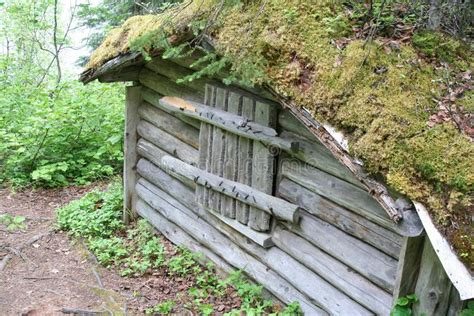 Log cabin in Alaska editorial photo. Image of nature - 262232696