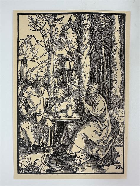 Albrecht D Rer The Hermits St Anthony And St Paul Artcollectantiques