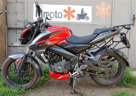 welded luggage rack system  bajaj pulsar ns