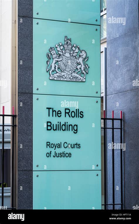 The Rolls Building Royal Courts Of Justice London England Uk Stock