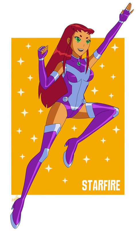 Starfire Rebirth Costume By Alienlina On Deviantart