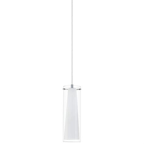 Eglo Pinto 4 34 Wide Chrome And White Mini Pendant Light 91y26 Lamps Plus