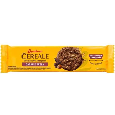 Biscoito Cookie Integral Cacau E Avel Bauducco Cereale Pacote G