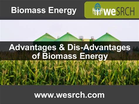 Advantages & Dis-Advantages of Biomass Energy