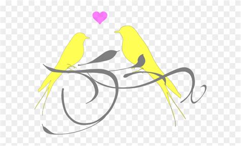 Love Birds Clip Art At Clker Clip Art Love Birds Free Transparent