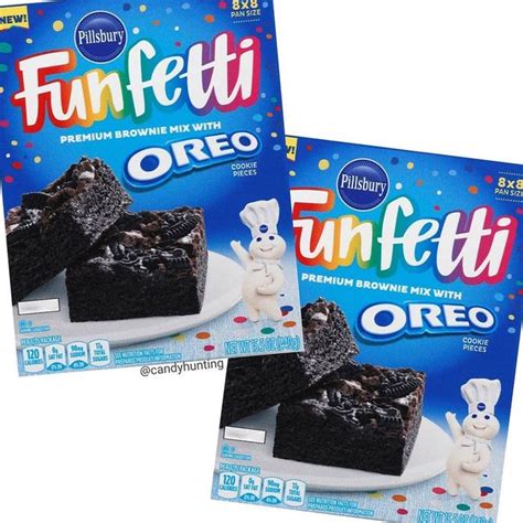 Pillsbury Has New Funfetti Brownie Mix Thats Mixed With Oreo Cookie Pieces