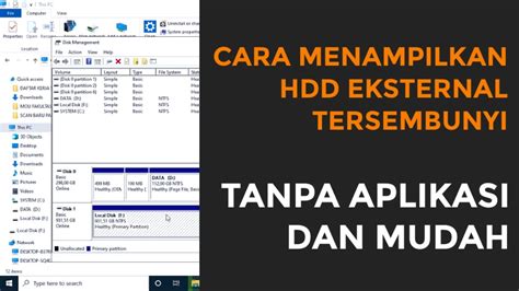 Cara Mengatasi Harddisk Hdd Eksternal Tidak Terdeteksi Terbaca YouTube