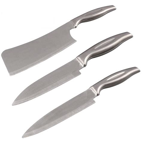 Buy Silver Shark Stainless Steel Chopper With Chef Kniveschopping