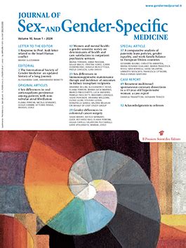 About And Ethics Journal Of Sex And Gender Specific Medicine