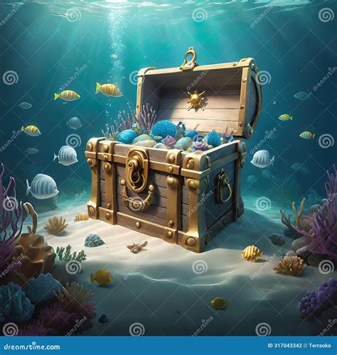 Sunken Treasure Aboard The Brigantine. Concept Pirate Adventure