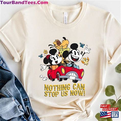 Nothing Can Stop Us Now Mickey Minnie Pluto Runaway Railway Shirt