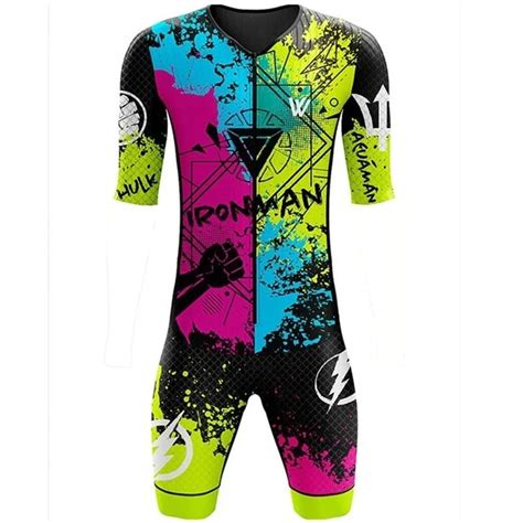 Vv Sports Design Mans Short Sleeve Triathlon Roupa Ciclismo Masculino