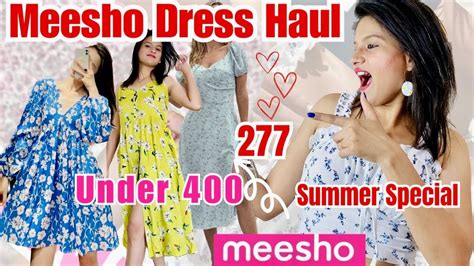 Meesho Summer Dress Haul L Summer Dress Haul Under Rs 400 L Latest