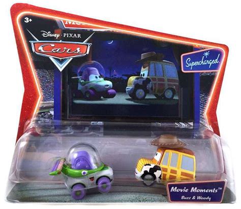 Toy Story Supercharged Movie Moments Buzz & Woody Diecast Car 2-Pack ...