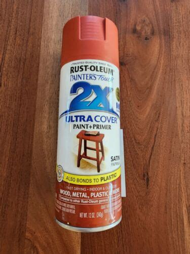 Rust Oleum Painters Touch 2X Ultra Cover Spray Paint Satin Paprika Pack