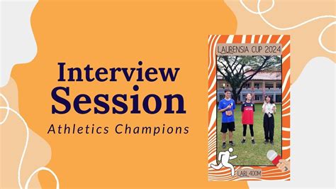 Debellare Interview Session With Athletics Champions Youtube