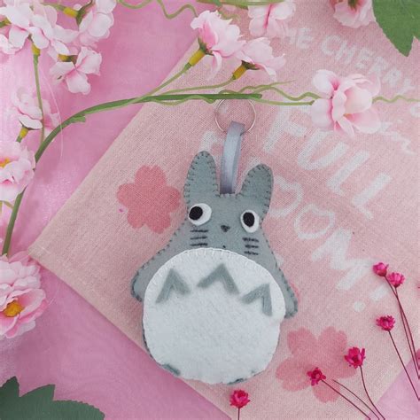 Chaveiro Totoro Feltro Kawaii Shopee Brasil